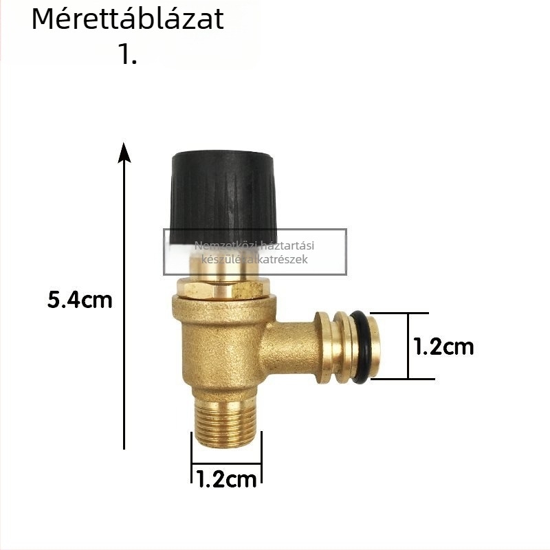 Fali bojler víz utántöltő szelep kapcsolóval és karos kezeléssel, automatikus működés, Viessmann-kompatibilis, 51–100 m²-es területhez