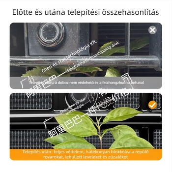 VW Sagitar Beyond Edition radiátorszívó bemeneti nyílásához illeszkedő szúnyogháló védőfedél – ABS