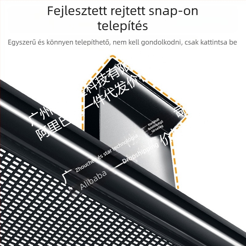 VW Sagitar Beyond Edition radiátorszívó bemeneti nyílásához illeszkedő szúnyogháló védőfedél – ABS