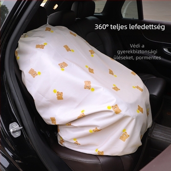 Abu and Cotton poliészter tafta autósülés napvédő és porvédő huzat, modell SN959, logóval testreszabható