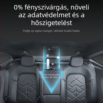Nio ES8 autóablak napellenző, Oxford anyag, vastag átlátszatlan, függő kivitel, 3-5 év élettartam