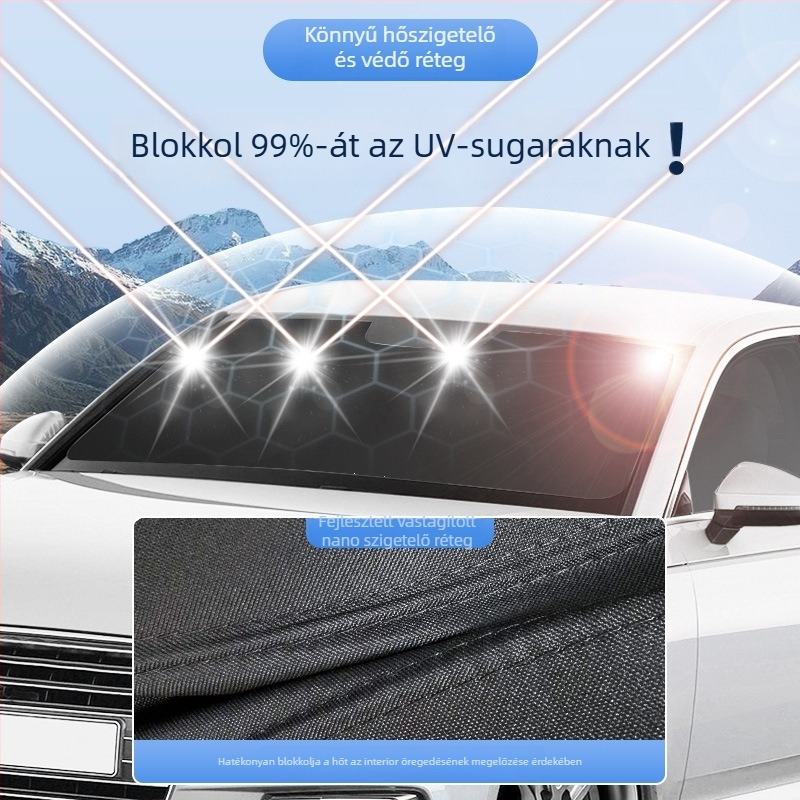 Nio ES8 autóablak napellenző, Oxford anyag, vastag átlátszatlan, függő kivitel, 3-5 év élettartam