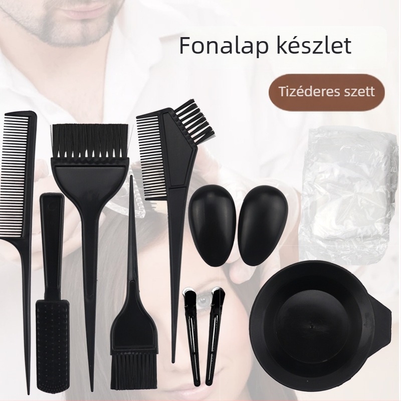HUAXIN hajfestés készlet, barackfa anyag, Guangzhou eredet, 11 részes készlet, jogosult privát márka
