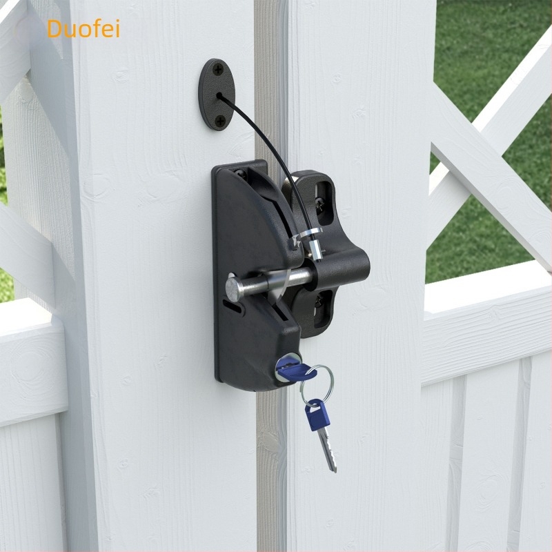 Kerítéskapu zár, nylon testű, modell JL250224, kód JL250224, márka Fly Left