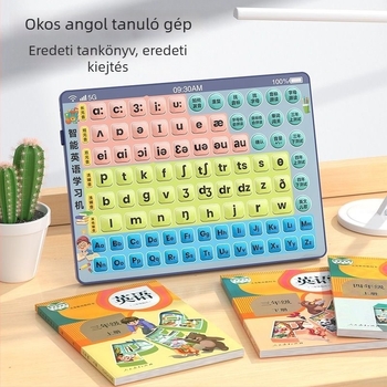 Angol fonetika tanuló gép – 1–6. osztályos gyerekeknek, újratölthető, zene/hang funkció, műanyag felépítés, memória nélkül, 4–6 éveseknek