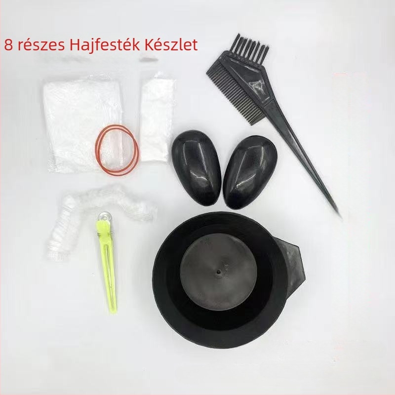 PANXU professzionális hajfestési eszközök – 8 darabos készlet, szalonhasználatra