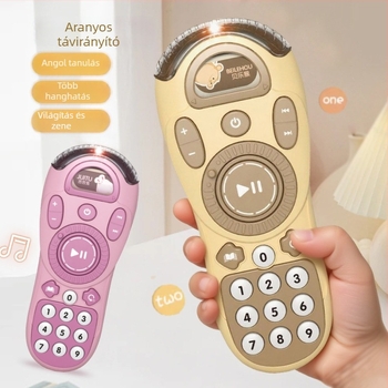 Korai oktató játék 0–3 éveseknek: interaktív zenei történetmesélő, többfunkciós, műanyag kivitel, elemes működés