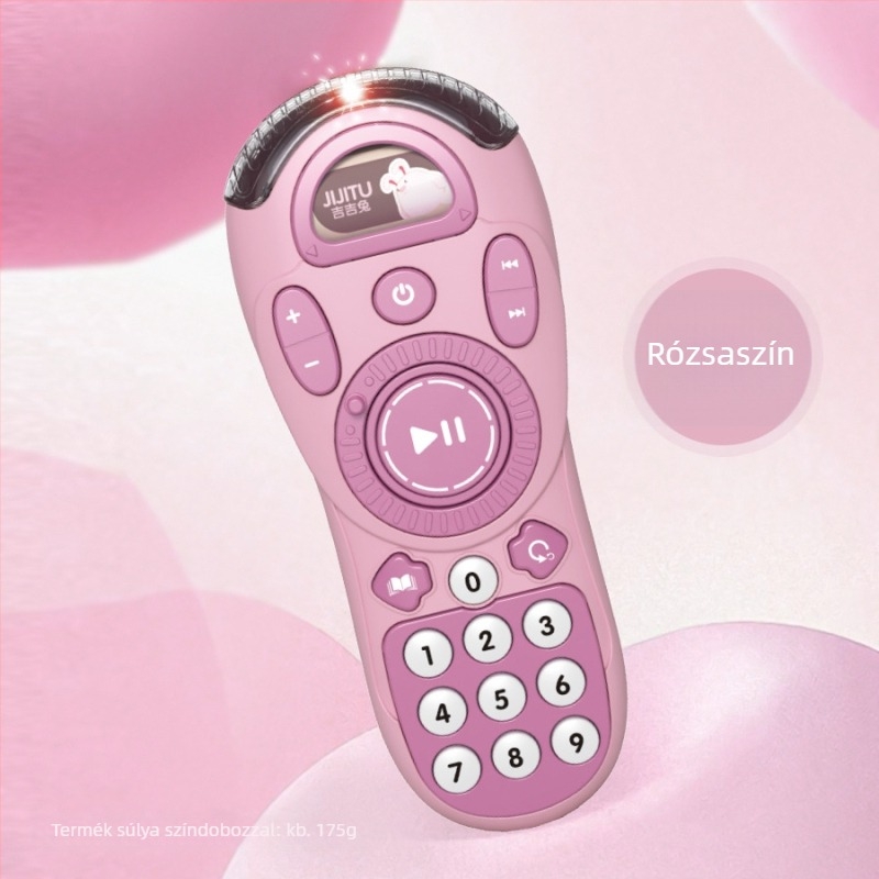 Korai oktató játék 0–3 éveseknek: interaktív zenei történetmesélő, többfunkciós, műanyag kivitel, elemes működés