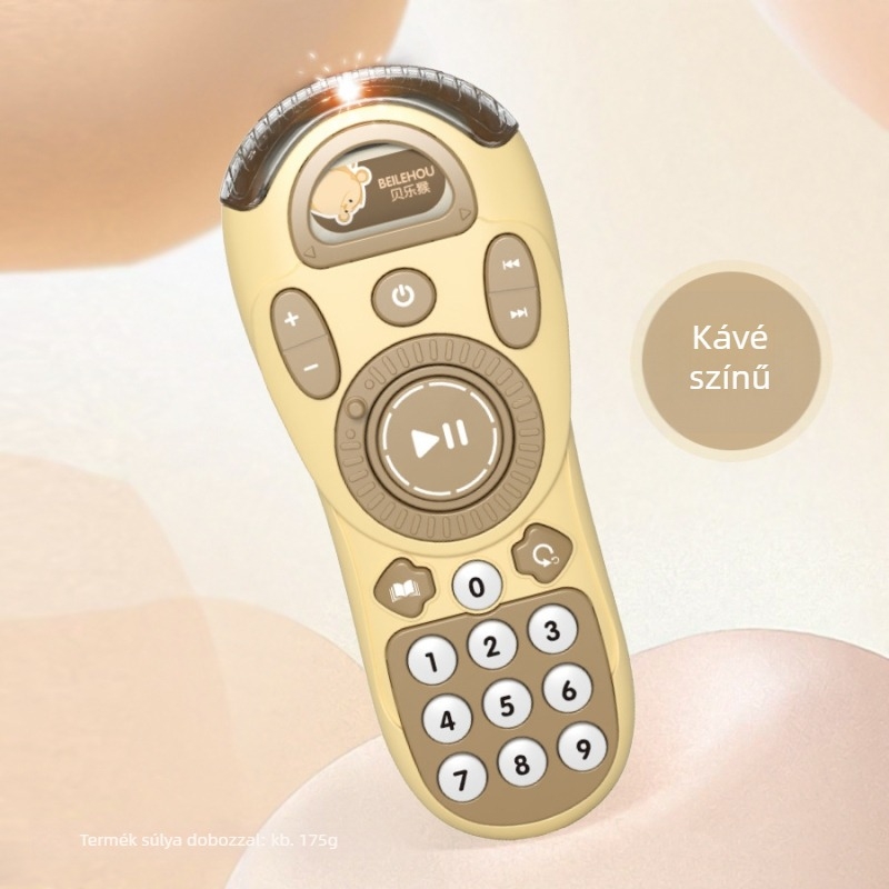 Korai oktató játék 0–3 éveseknek: interaktív zenei történetmesélő, többfunkciós, műanyag kivitel, elemes működés