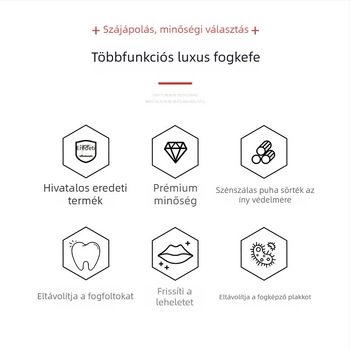 Pseudo-ginseng SQ109 egyszer használatos felnőtt fogkefé, puha sörtéjű, 300 darab/kártya