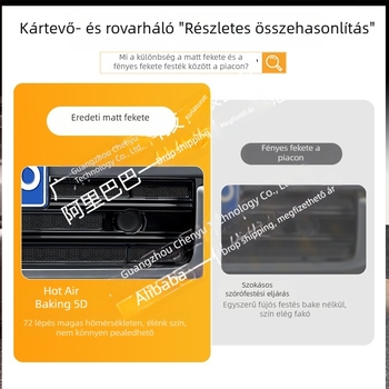 ABS dekoratív csík a Haval H9 első grilljéhez szúnyoghálóval