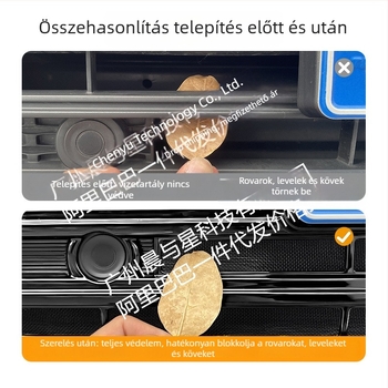 ABS dekoratív csík a Haval H9 első grilljéhez szúnyoghálóval