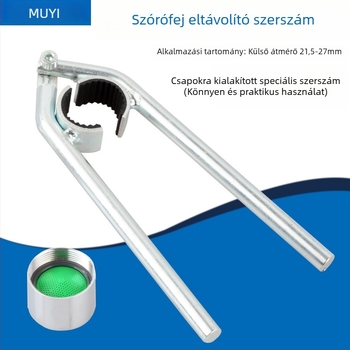 AERÁTOR KULCS mosdócsaphoz – csúszásmentes fogó, anyag: ötvözet, stílus: modern egyszerűség