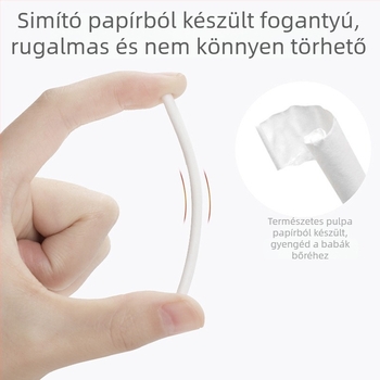 Haubert Baba szájápoló stick gyerekeknek, 0–1 év, textil anyag, 30 db