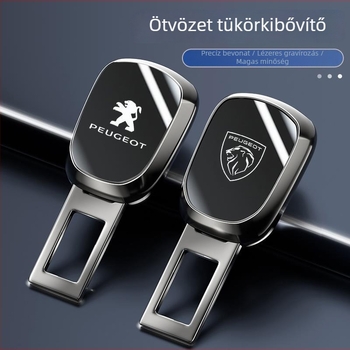 Univerzális autóöv csat, cinkötvözet, modell 3908, testreszabható logóval