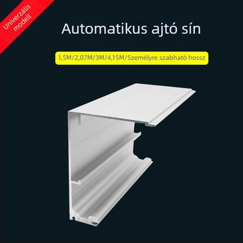 Automata érzékelős csúszóajtó sín – alumíniumötvözet, modell 125, oxidált felület, Epley márka, modernus minimalizmus