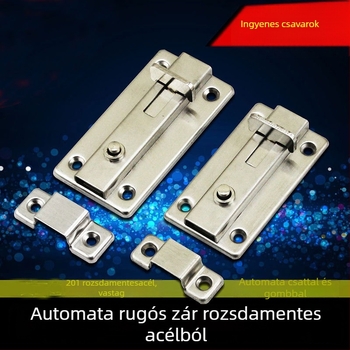 Gurui rozsdamentes acélból készült automata rugózár ajtóhoz, felület elektroplating felület, modern minimalista stílus