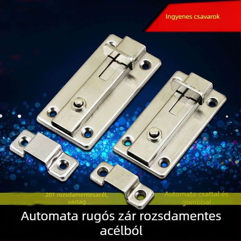 Gurui rozsdamentes acélból készült automata rugózár ajtóhoz, felület elektroplating felület, modern minimalista stílus