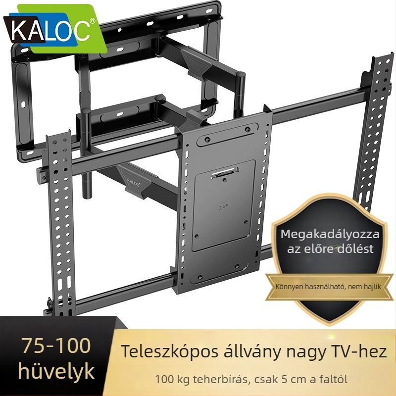 KALOC H10 Teleszkópos Konzol TV-tartó – Falra Szerelhető, Mechanikus Vezérlés, Vas Tartó