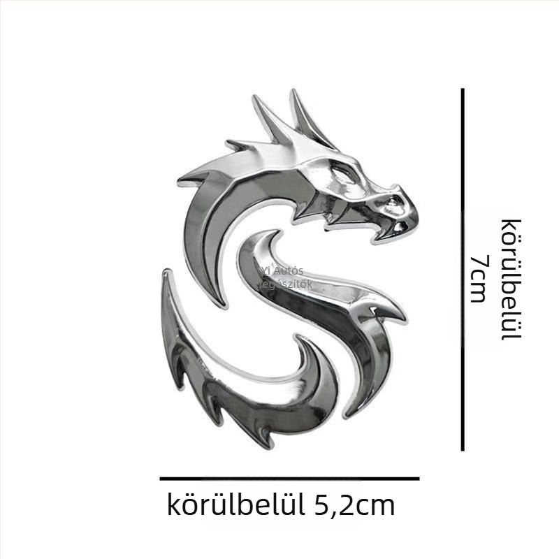 Autó karosszéria matrica, 3D matrica, fém mintázat, ragasztásos telepítés, testreszabás elérhető