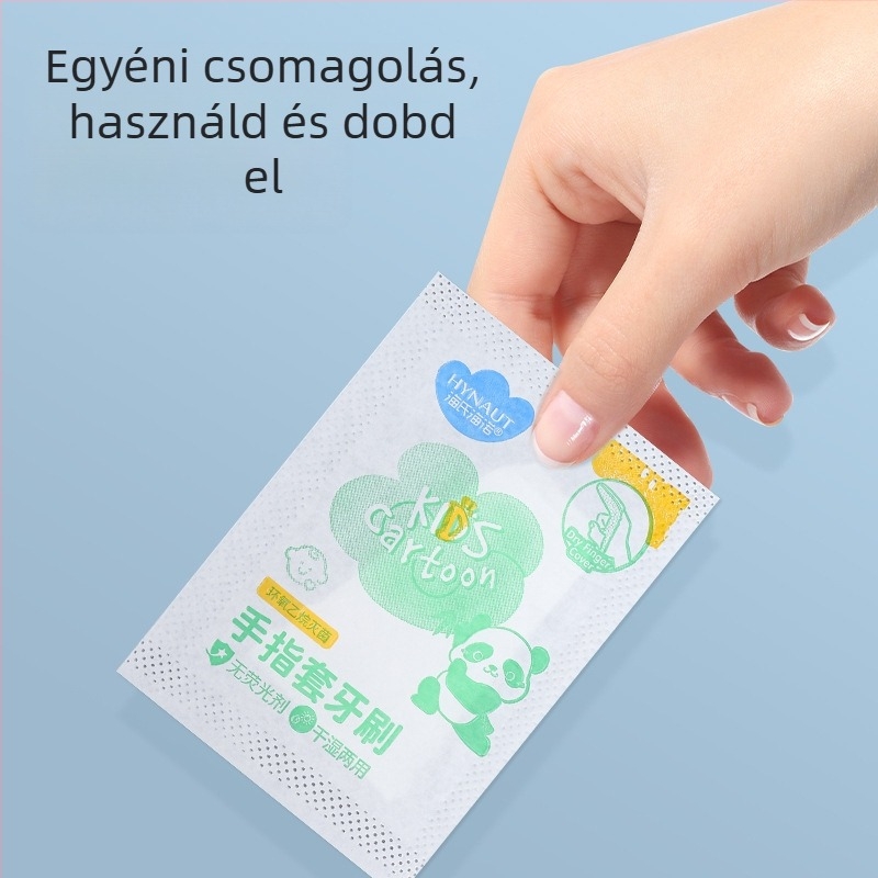 Hainuo Baba Ujjperces fogkefe – Egyszer használatos, 30 db, szájápolás csecsemők számára