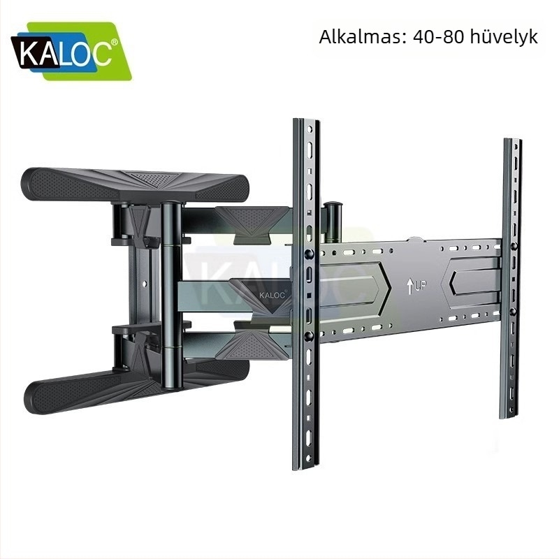 KALOC falra szerelhető TV-állvány teleszkópos forgással – ultra vékony profil – teherbírás 15 kg vagy annál nagyobb – mechanikus vezérlés