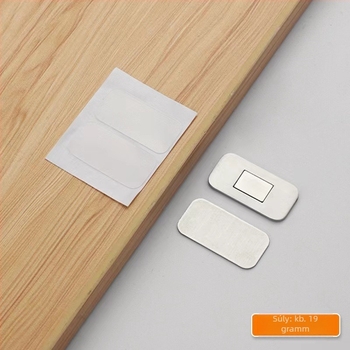 Rejtett mágneses ajtózár szekrényekhez és tolóajtókhoz, rozsdamentes acél, márka Weijiaxing, falra szerelt CT-01, típus BXGGX, modell OHT-118, kézi működtetés