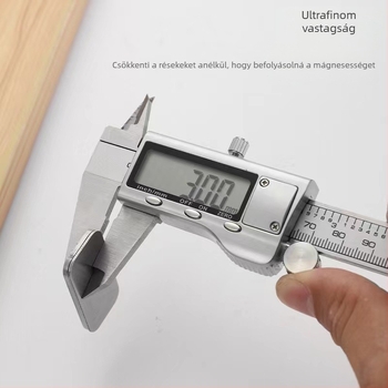 Rejtett mágneses ajtózár szekrényekhez és tolóajtókhoz, rozsdamentes acél, márka Weijiaxing, falra szerelt CT-01, típus BXGGX, modell OHT-118, kézi működtetés