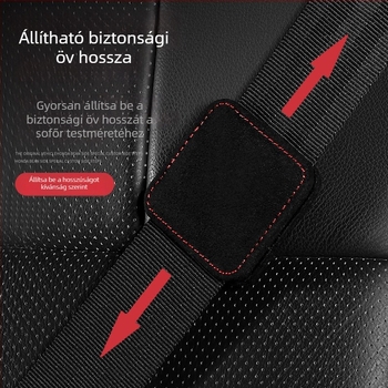 Autóöv limiter hosszabbító velúr anyagból, modell F0SD1, márka YJ; nyomtatott logó; licencelt magáncímke; származás Guangzhou