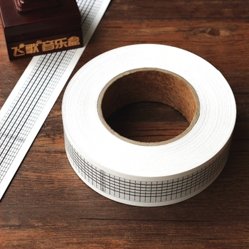 Flying Song DIY kézi hajtású zenedoboz papír szalag, 50 m üres tekercs, kompatibilis 15- és 30-hangjegyű dobozokhoz