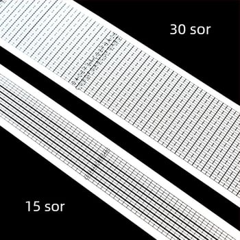 Flying Song DIY kézi hajtású zenedoboz papír szalag, 50 m üres tekercs, kompatibilis 15- és 30-hangjegyű dobozokhoz