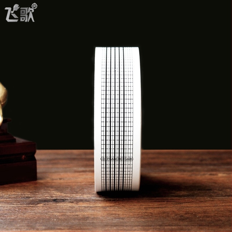 Flying Song DIY kézi hajtású zenedoboz papír szalag, 50 m üres tekercs, kompatibilis 15- és 30-hangjegyű dobozokhoz