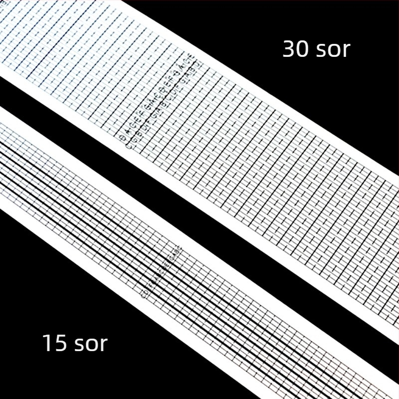 Flying Song DIY kézi hajtású zenedoboz papír szalag, 50 m üres tekercs, kompatibilis 15- és 30-hangjegyű dobozokhoz