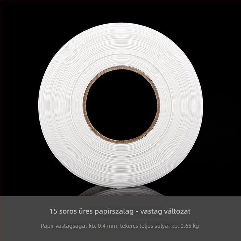 Flying Song DIY kézi hajtású zenedoboz papír szalag, 50 m üres tekercs, kompatibilis 15- és 30-hangjegyű dobozokhoz