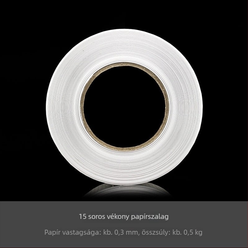 Flying Song DIY kézi hajtású zenedoboz papír szalag, 50 m üres tekercs, kompatibilis 15- és 30-hangjegyű dobozokhoz