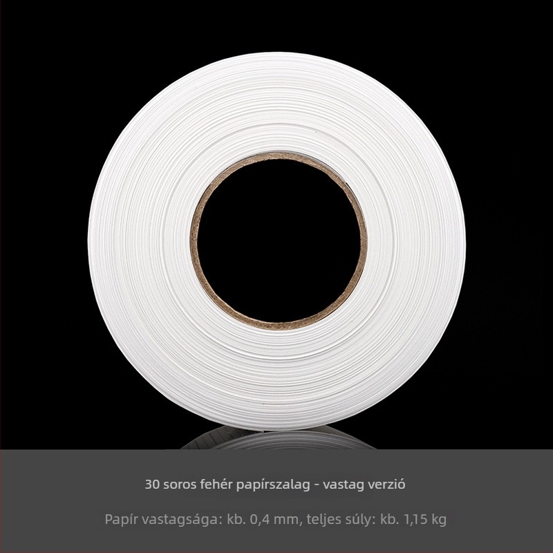 Flying Song DIY kézi hajtású zenedoboz papír szalag, 50 m üres tekercs, kompatibilis 15- és 30-hangjegyű dobozokhoz