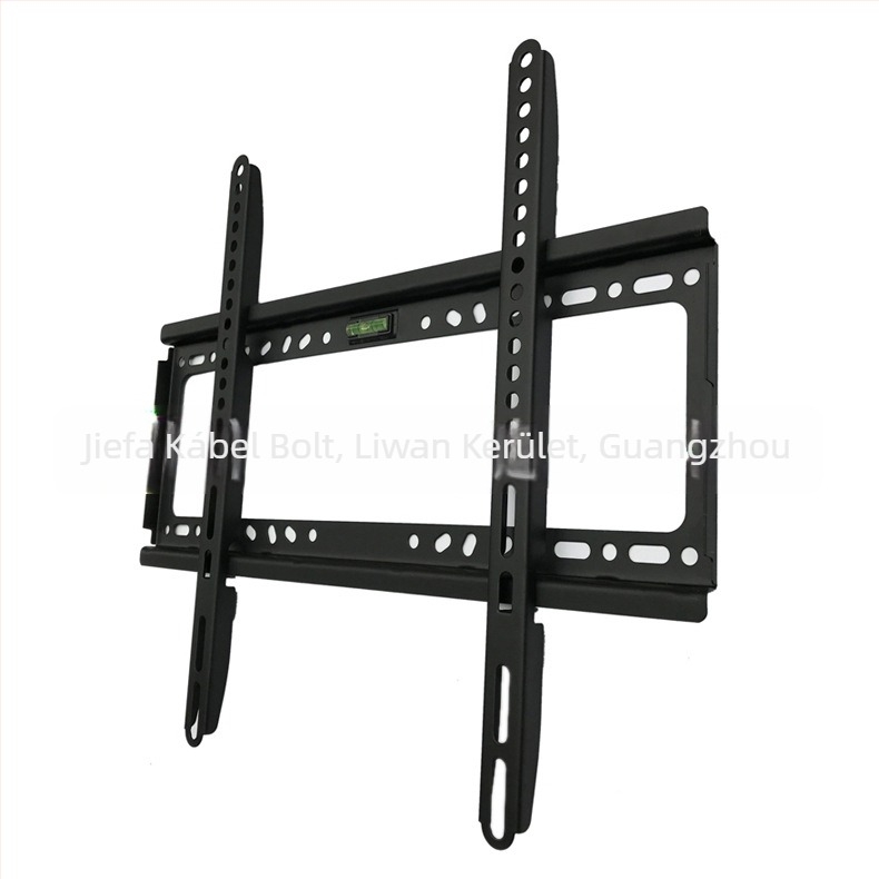 Ultra vékony LED/LCD tévé falra szerelhető tartó, mechanikus működtetés, hideg-hengerelt lemezből, univerzális kompatibilitás, teherbírás több mint 15 kg