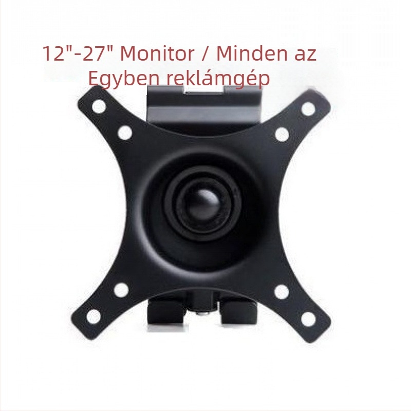 Számítógép-monitor falra szerelhető tartó, állítható acél tartó, 5 kg-ig, falra szerelhető
