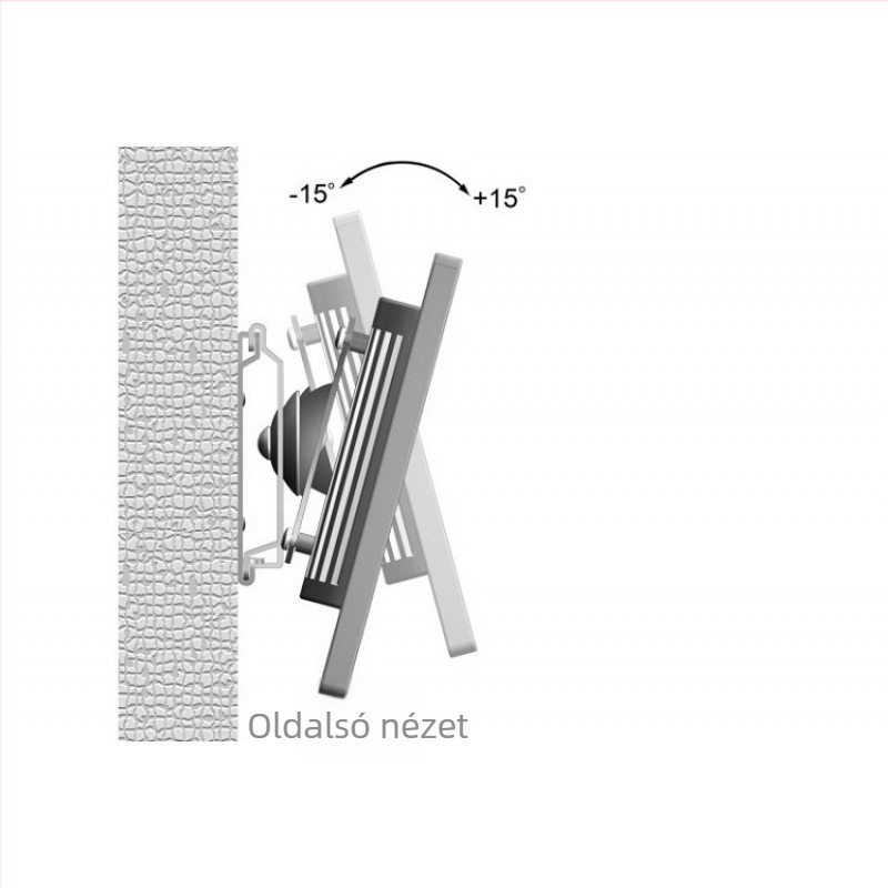 Számítógép-monitor falra szerelhető tartó, állítható acél tartó, 5 kg-ig, falra szerelhető