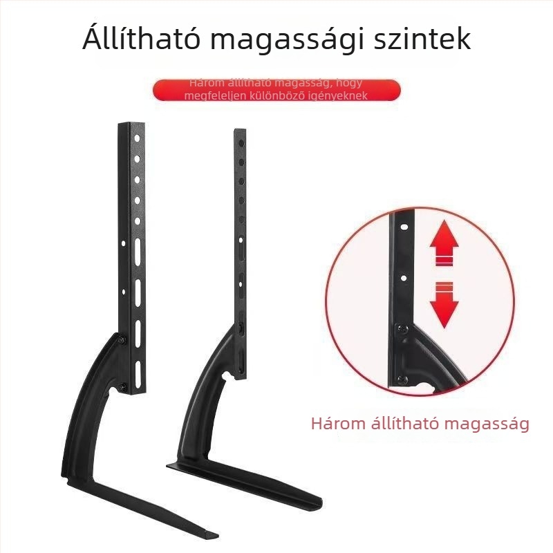 LCD TV talpállvány – fém, univerzális lapos képernyős TV-khez, Modell Dz809