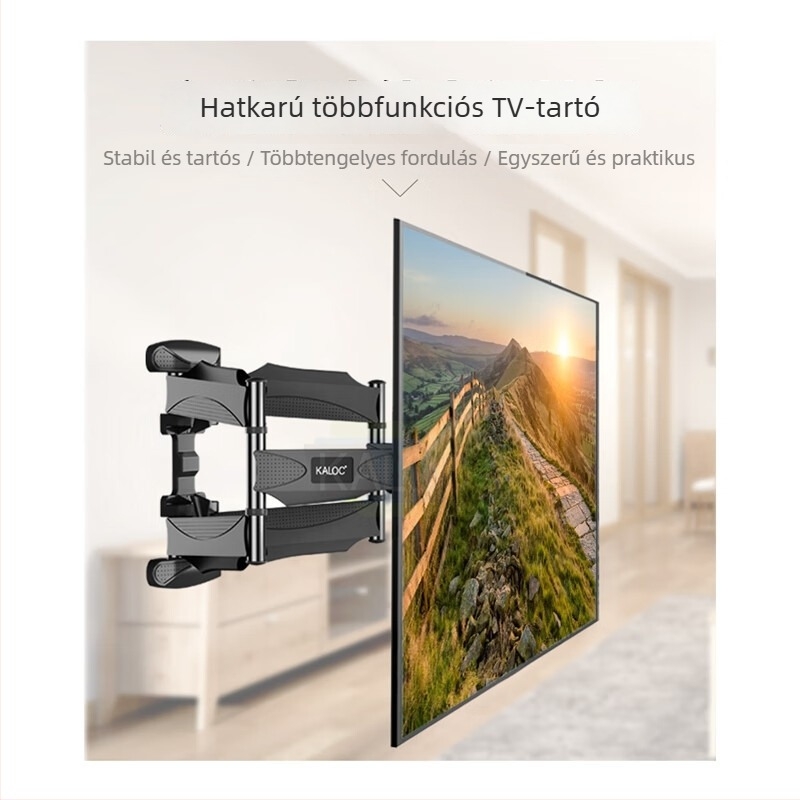 X5A TV teleszkópos falra szerelhető állvány LCD-hez, összecsukható kar, forgó
