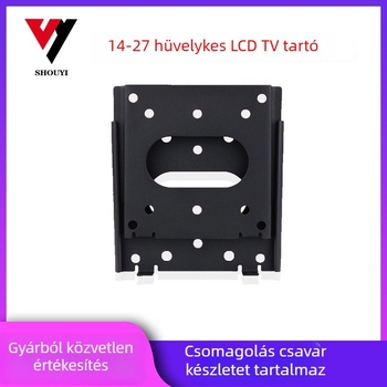 Shouyi univerzális LCD TV fali tartó, modell B02, hidegen hengerelt acélból, teherbírás több mint 15 kg