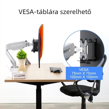 Yan Ercheng ZJJ002 mini PC-ház tartó VESA panellel MATX/ITX-kompatibilis