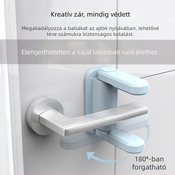 Ajtóblokkoló a biztonságért — nők védelmére, modell 1, műanyag, telepítés: más, stílus: új kínai stílus