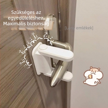 Ajtóblokkoló a biztonságért — nők védelmére, modell 1, műanyag, telepítés: más, stílus: új kínai stílus