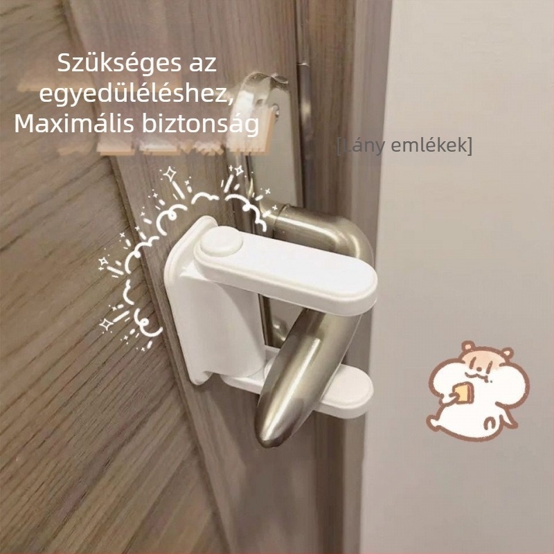 Ajtóblokkoló a biztonságért — nők védelmére, modell 1, műanyag, telepítés: más, stílus: új kínai stílus