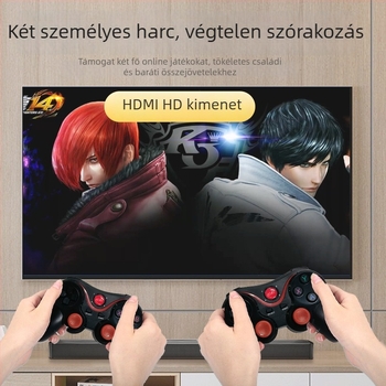 Kettős rendszerű 4K hálózati tévés játék eszköz, vezeték nélküli, két játékos számára