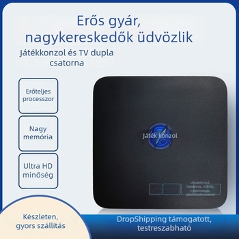 Kettős rendszerű 4K hálózati tévés játék eszköz, vezeték nélküli, két játékos számára
