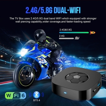 Android TV Box T1Ultra — Quad Core, Allwinner A53, 2GB RAM, 16GB tárhely, 4K 3840x2160