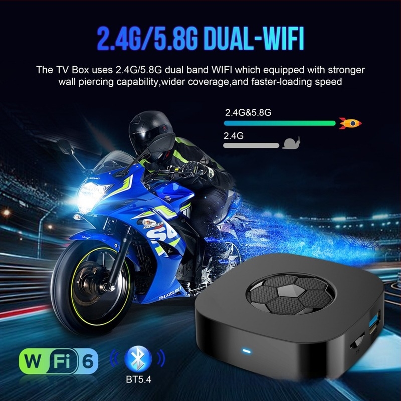 Android TV Box T1Ultra — Quad Core, Allwinner A53, 2GB RAM, 16GB tárhely, 4K 3840x2160